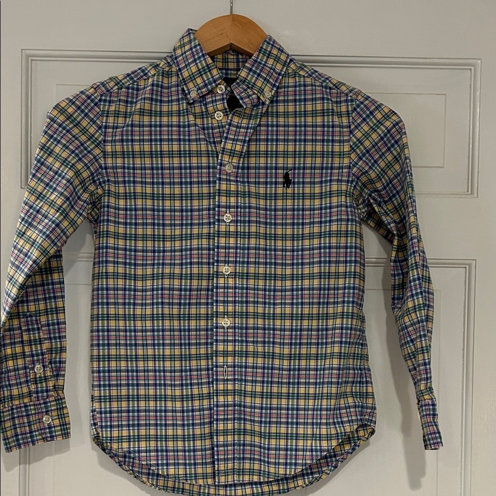 Ralph Lauren Multicolor Plaid Button Down Shirt